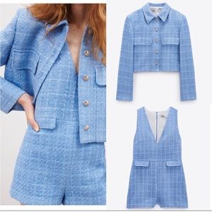 NWT Zara Jumpsuit and Blazer Set